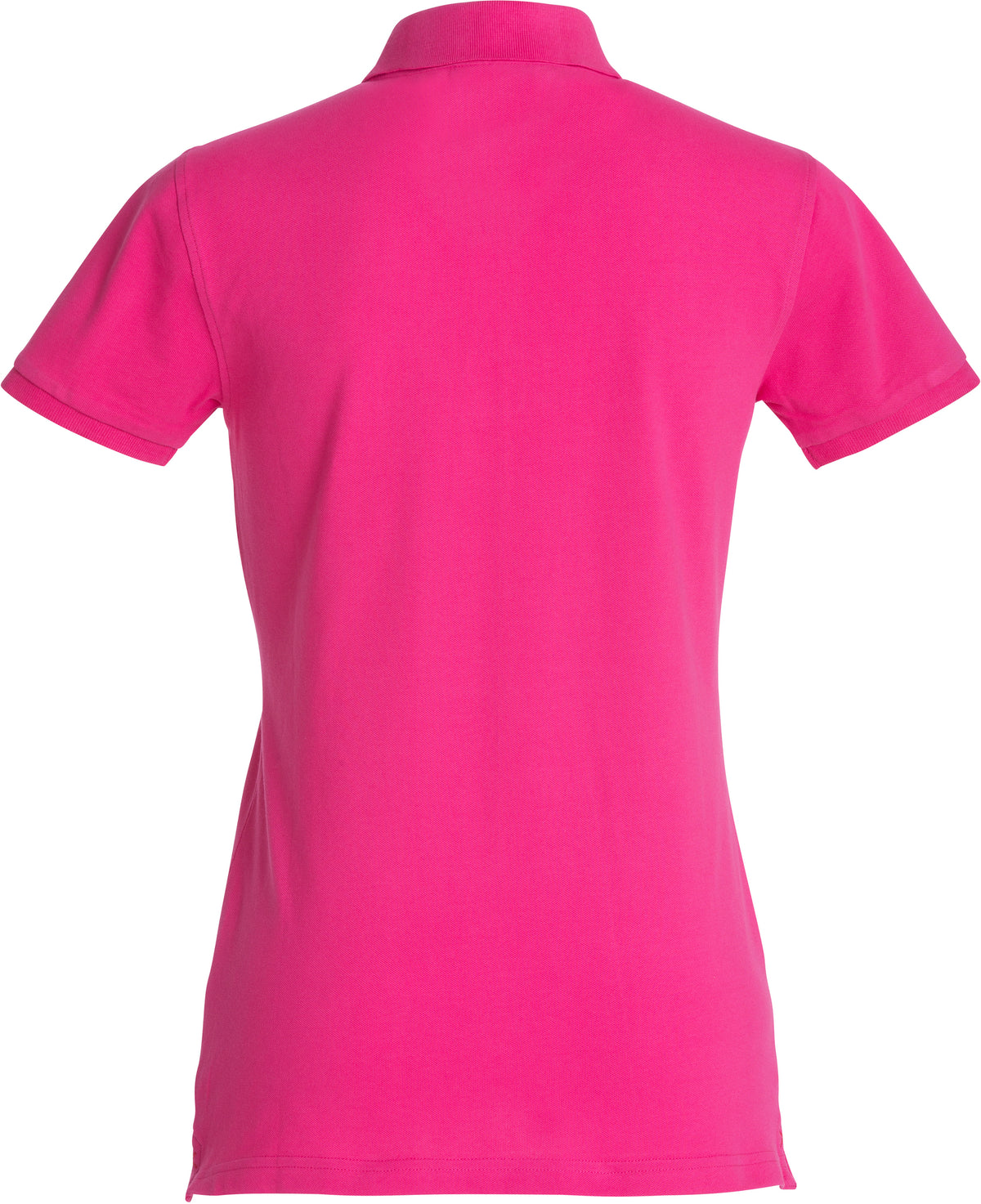 Clique Stretch Premium Polo – dame – Cerise – bakside