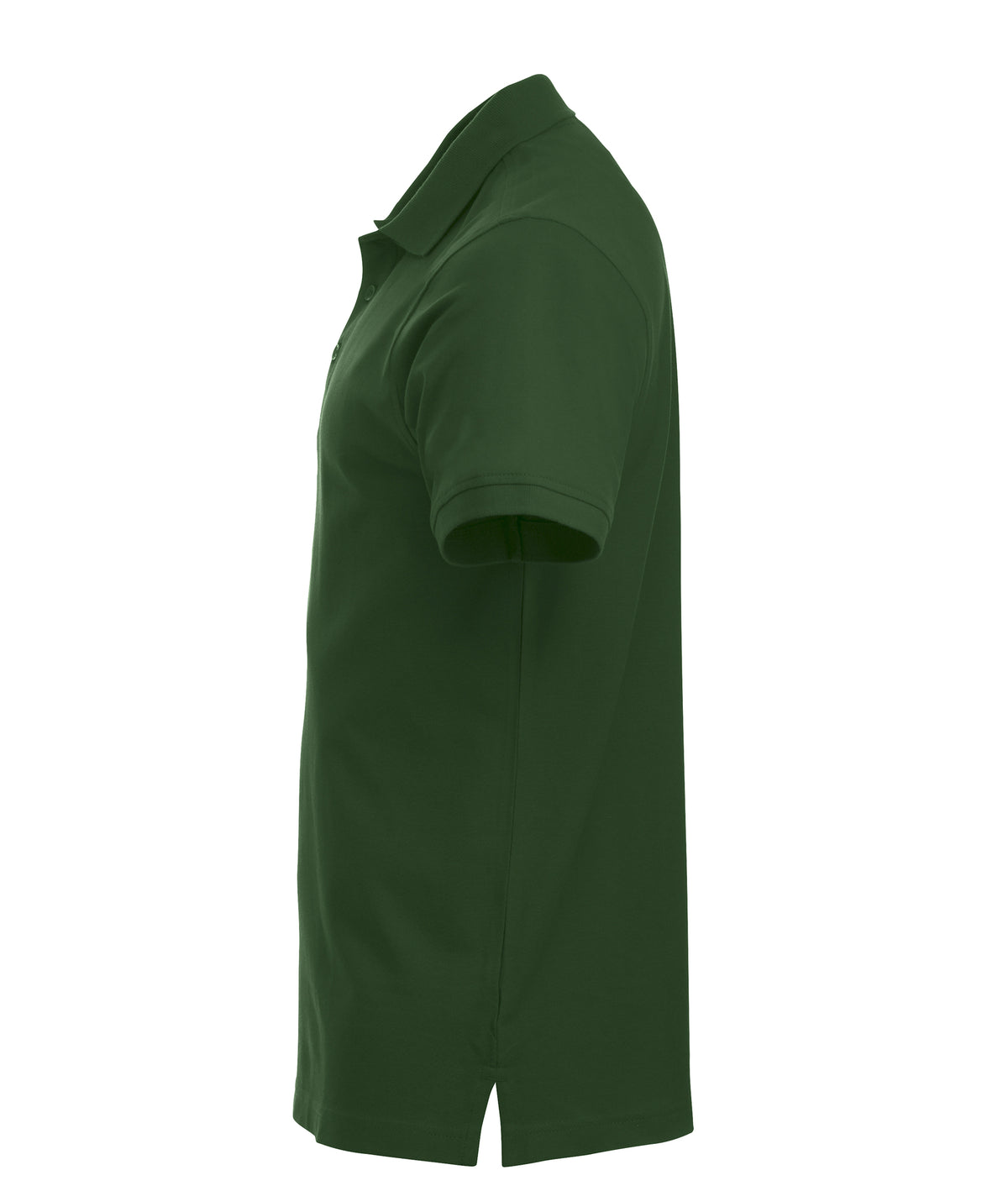 Clique Classic Lincoln S/S – Flaskegrønn – venstre side