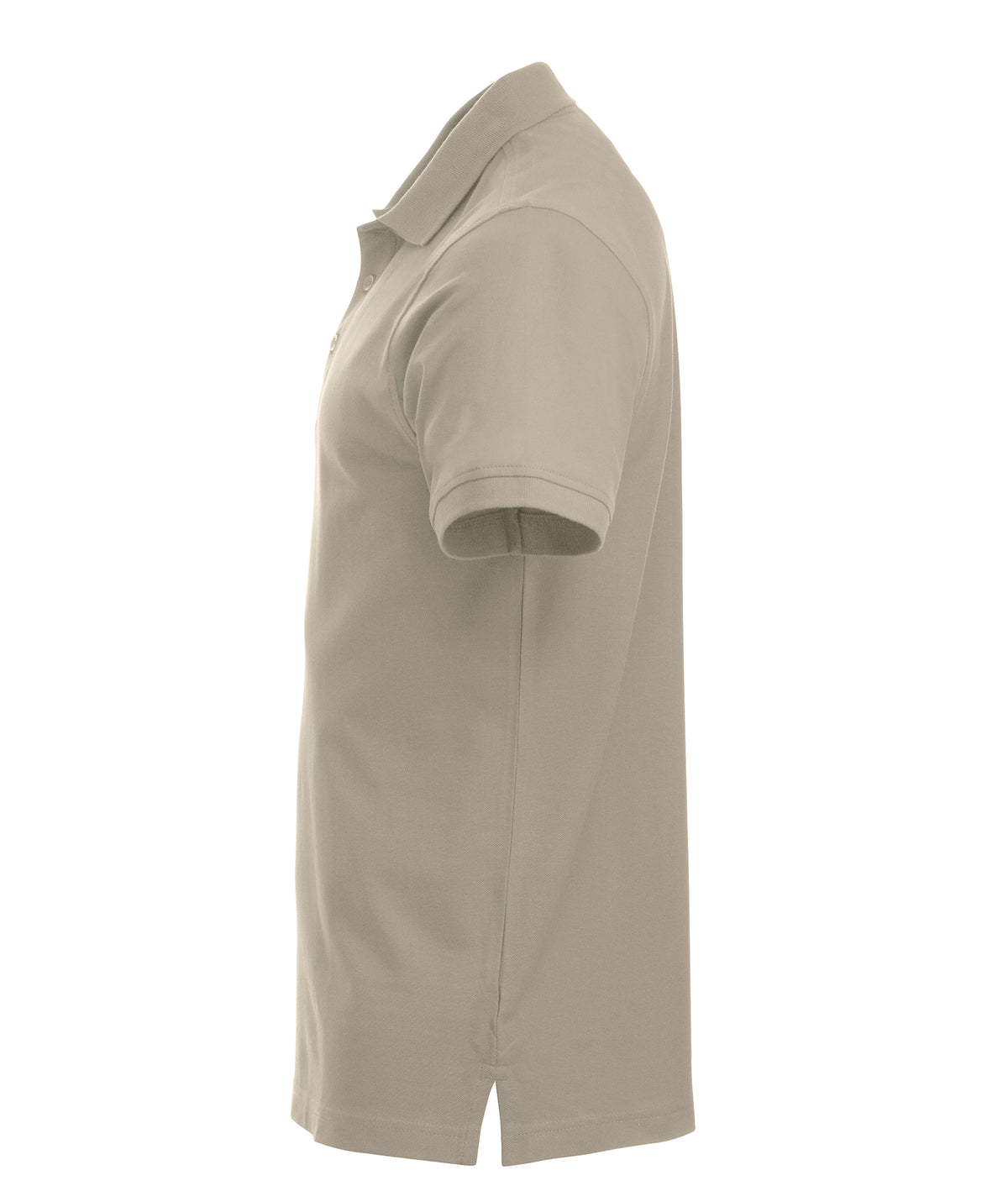 Clique Classic Lincoln S/S – Lys khaki – venstre side