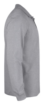Clique Classic Lincoln L/S – Gråmelert – høyre side