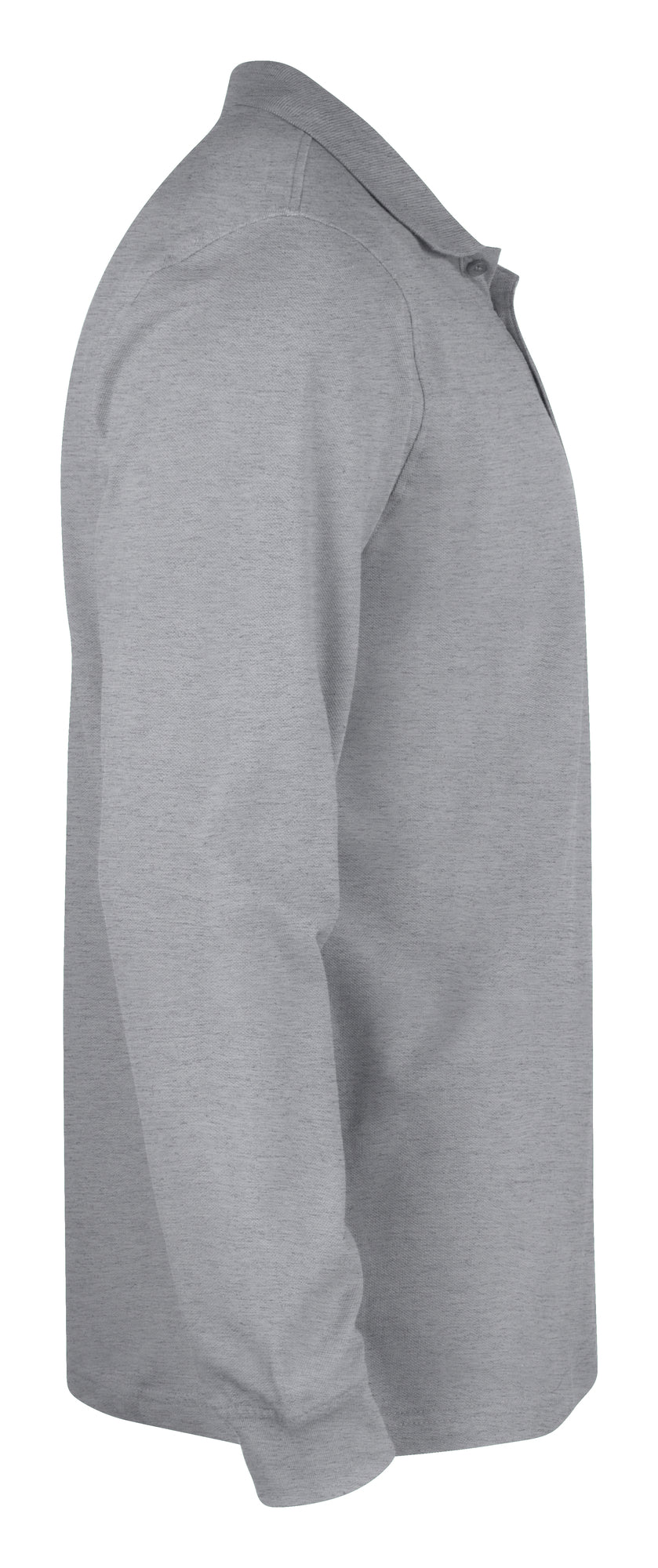 Clique Classic Lincoln L/S – Gråmelert – høyre side