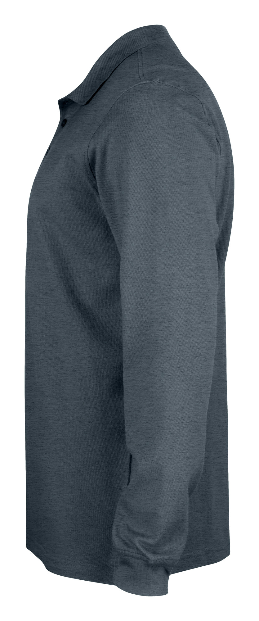 Clique Classic Lincoln L/S – Antrasittmelert – venstre side