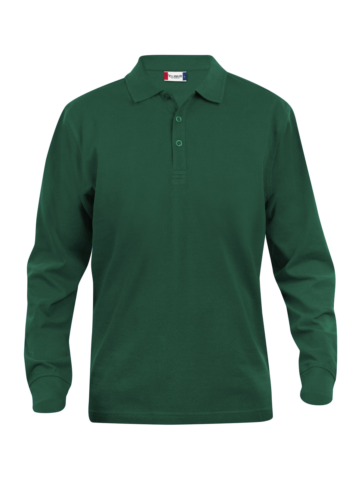 Clique Classic Lincoln L/S – Flaskegrønn – forside
