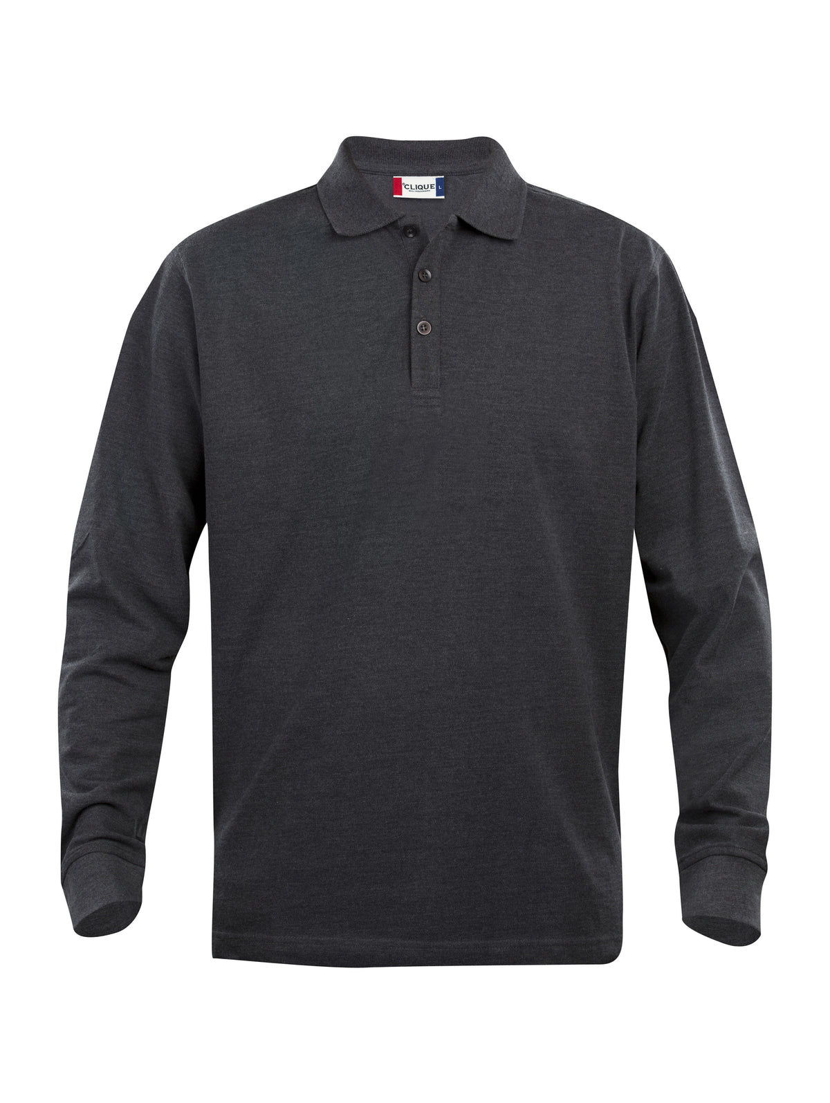 Clique Classic Lincoln L/S – Antrasittmelert – forside