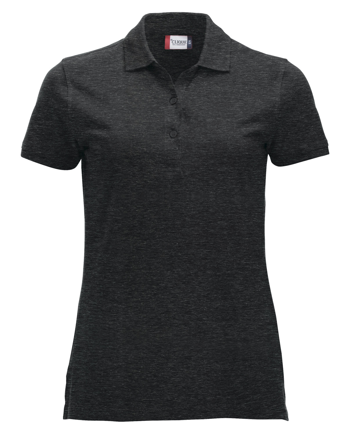 Clique Classic Marion S/S – Antrasittmelert – forside