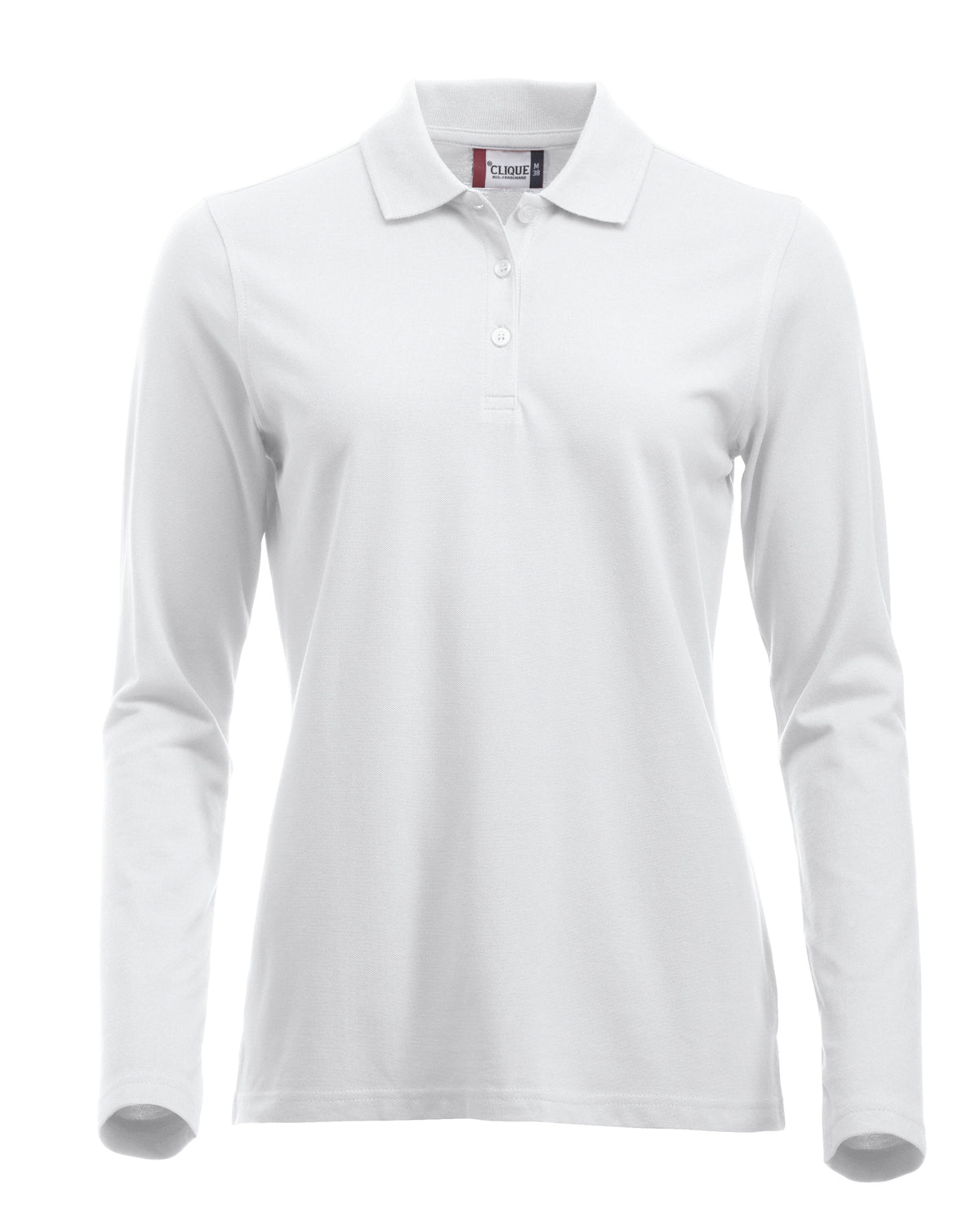 Clique Classic Marion L/S – Hvit – forside