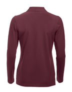 Clique Classic Marion L/S – Burgunder – bakside