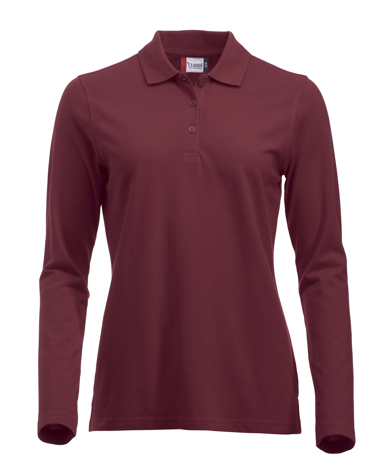 Clique Classic Marion L/S – Burgunder – forside