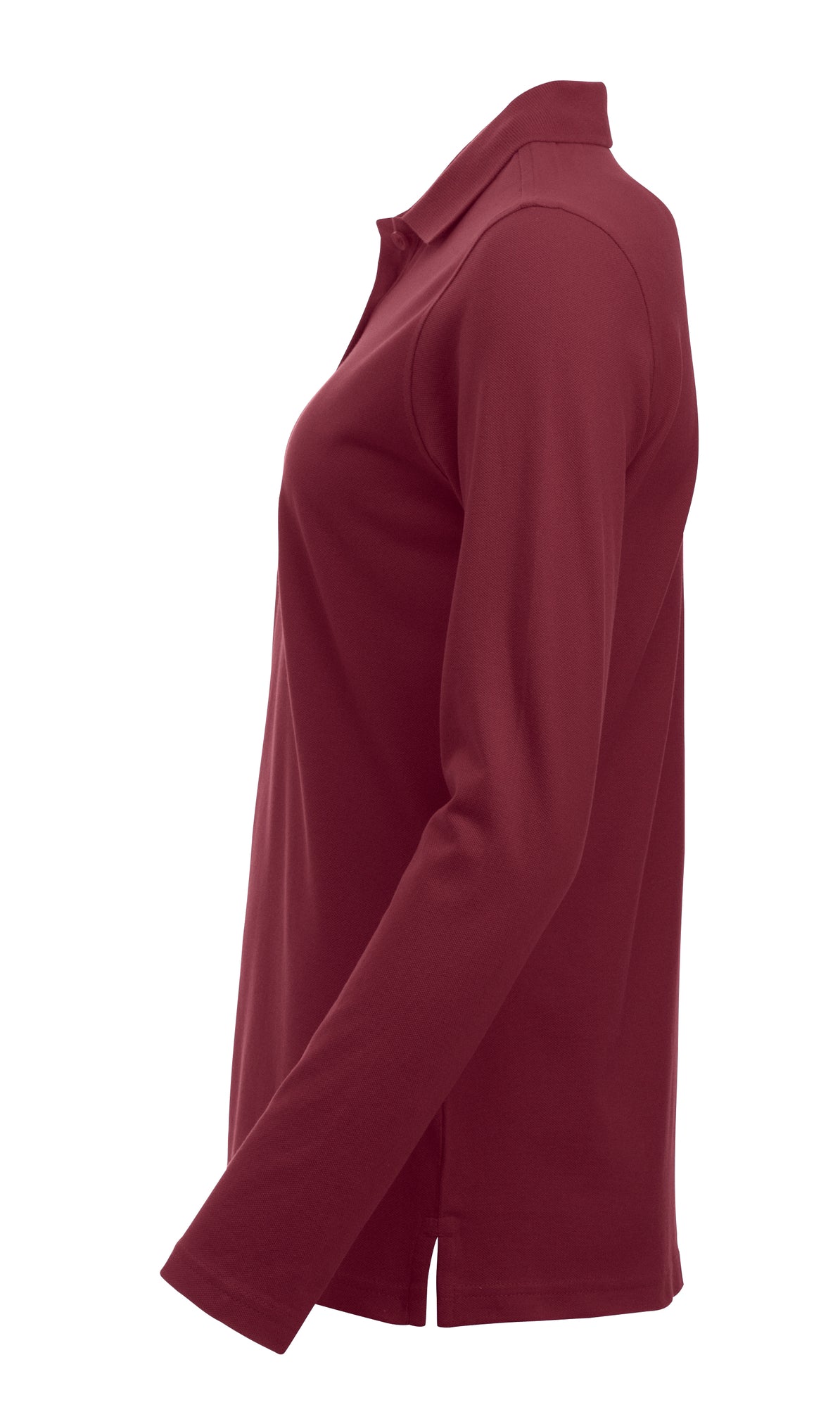 Clique Classic Marion L/S – Burgunder – venstre side
