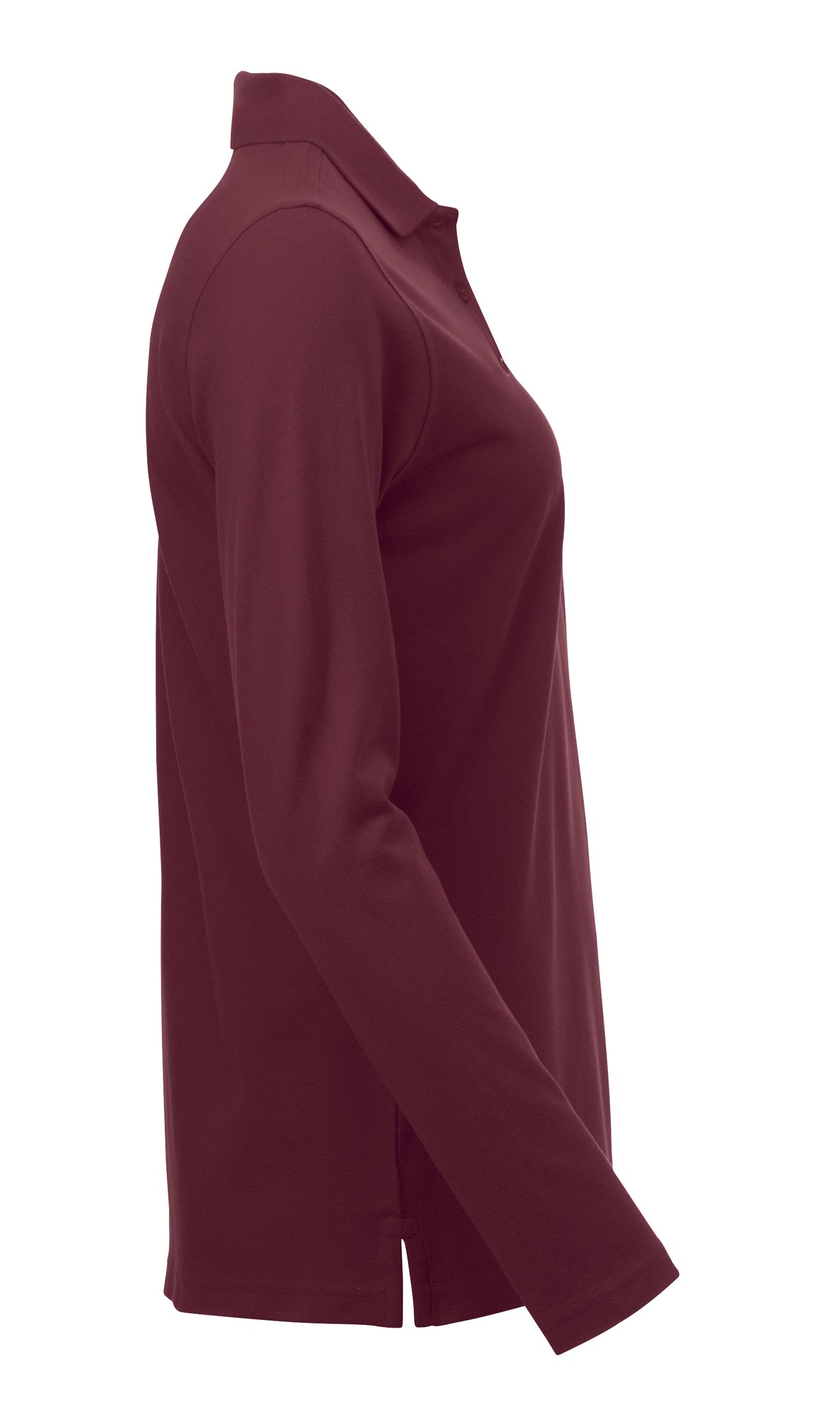 Clique Classic Marion L/S – Burgunder – høyre side
