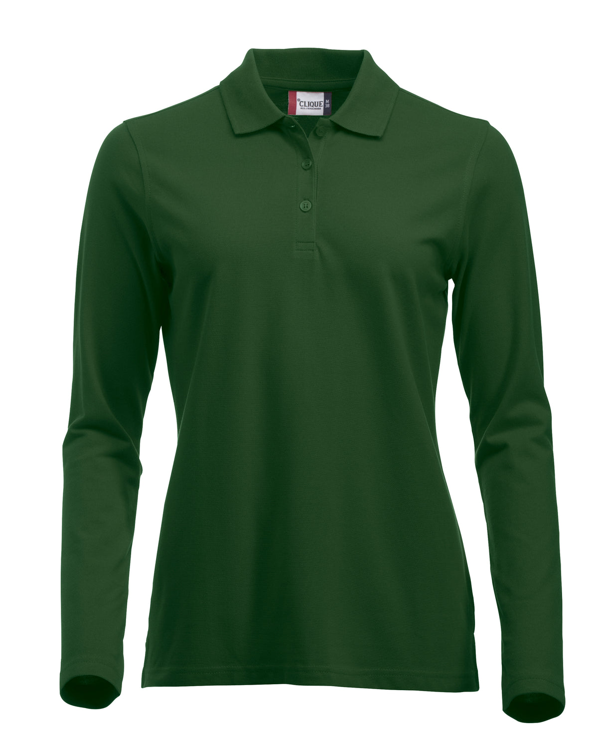 Clique Classic Marion L/S – Flaskegrønn – forside