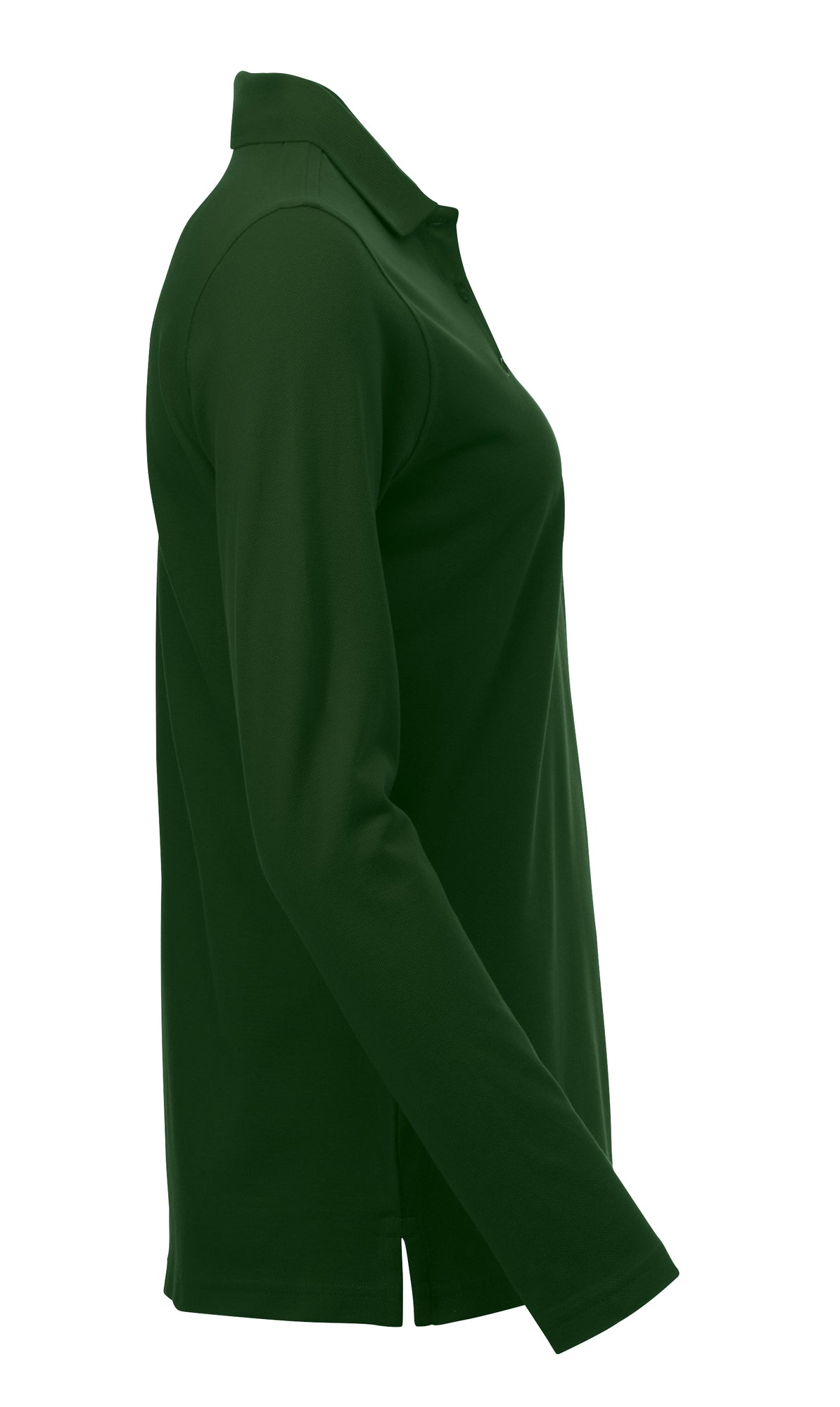 Clique Classic Marion L/S – Flaskegrønn – høyre side