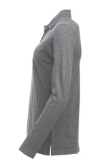 Clique Classic Marion L/S – Gråmelert – venstre side