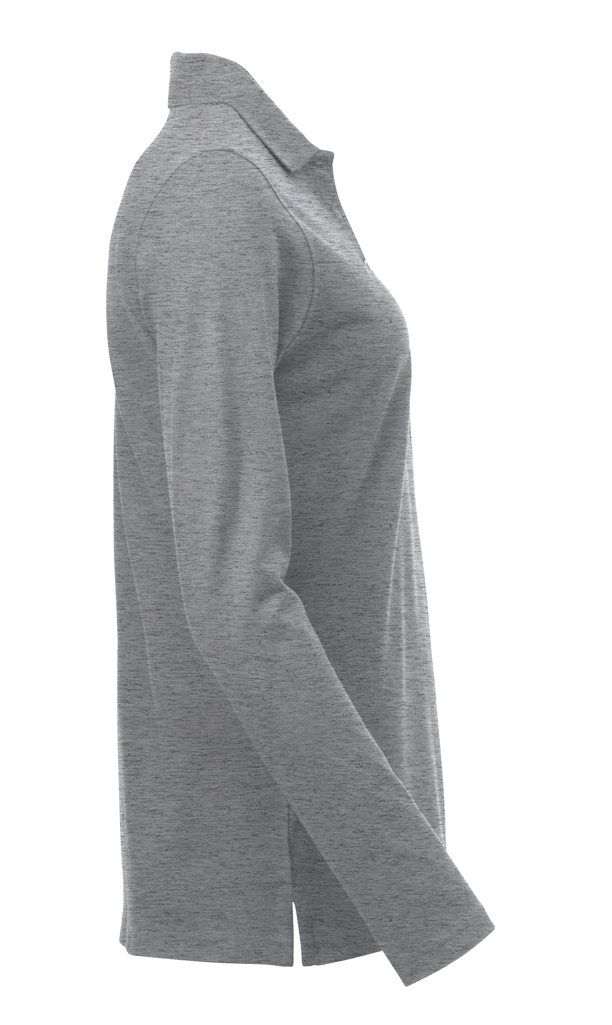 Clique Classic Marion L/S – Gråmelert – høyre side
