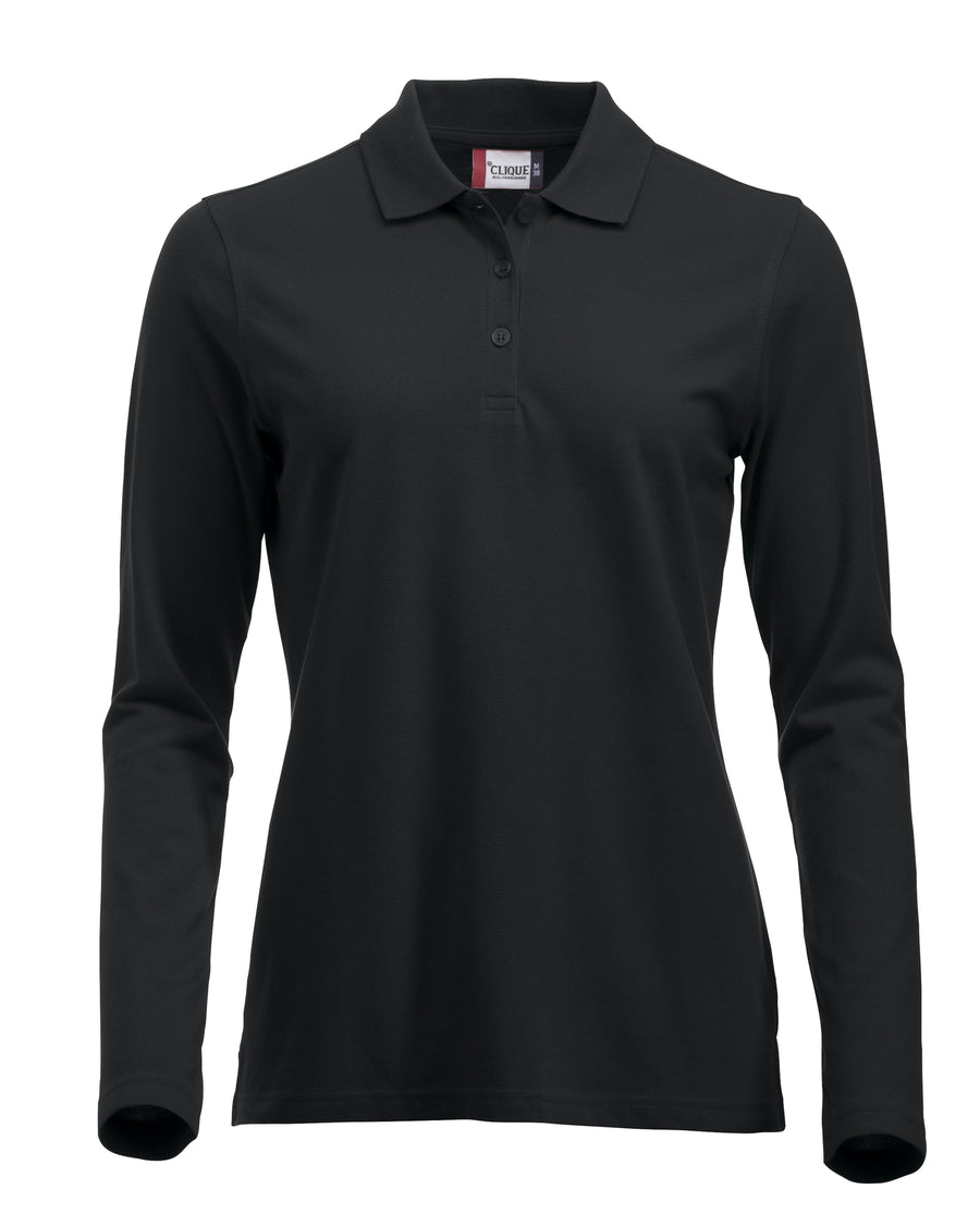 Clique Classic Marion L/S – Svart – forside