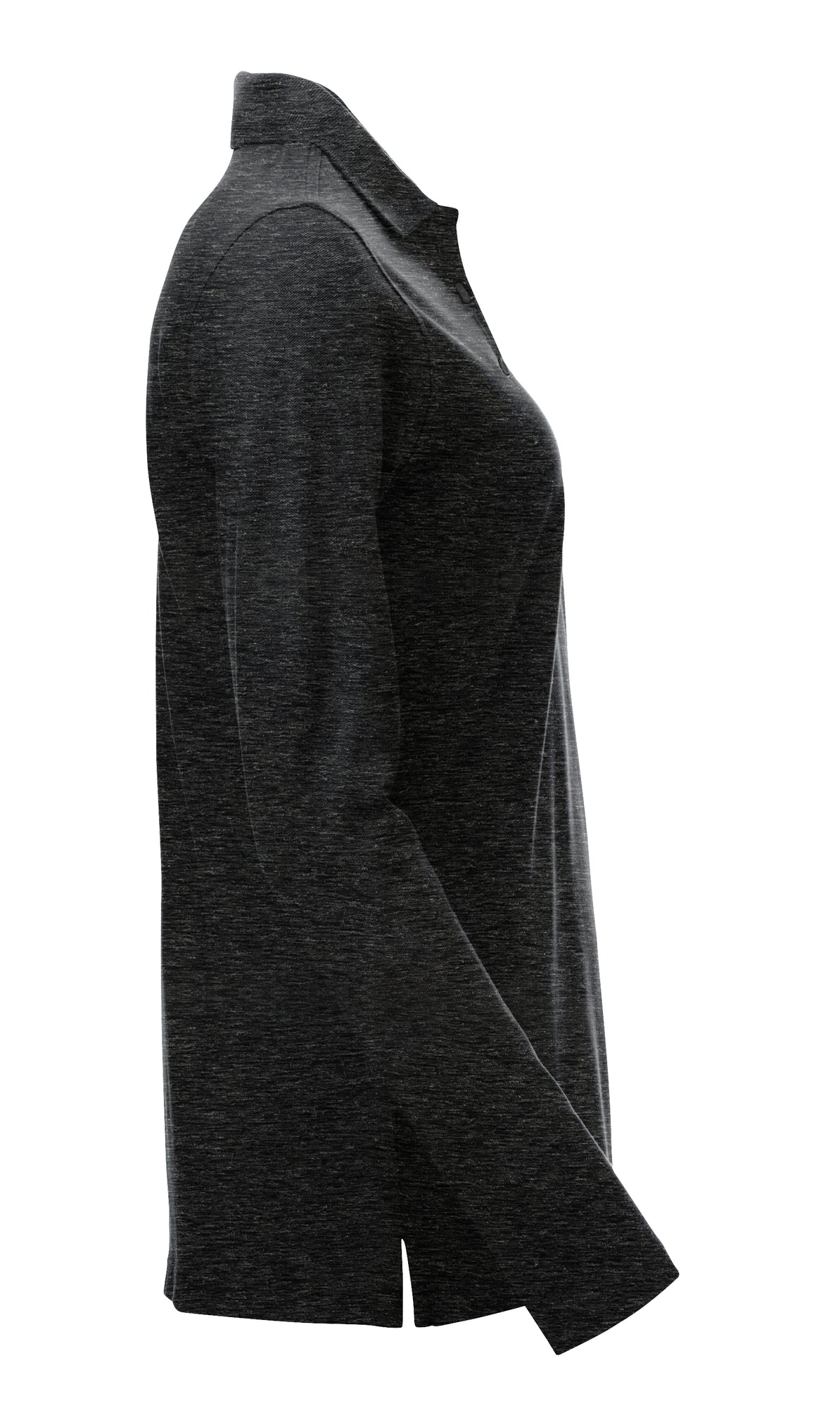 Clique Classic Marion L/S – Antrasittmelert – høyre side