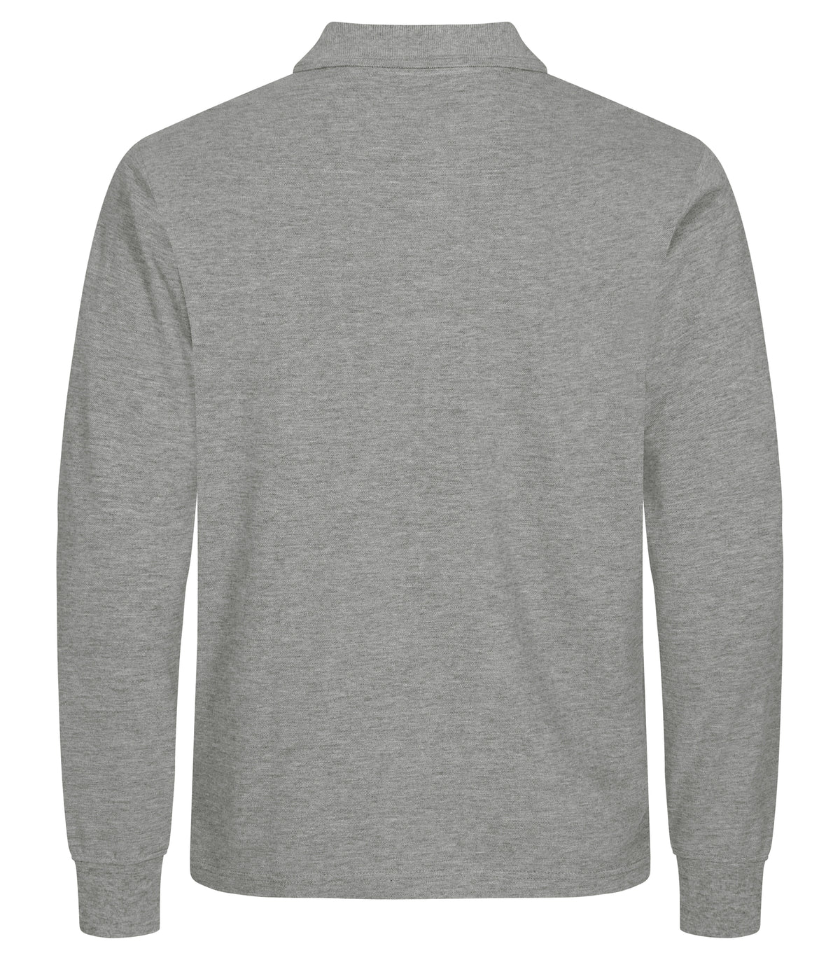 Clique Manhattan L/S – Gråmelert – bakside