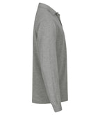 Clique Manhattan L/S – Gråmelert – høyre side