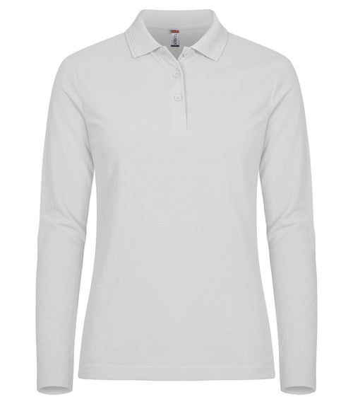 Clique Manhattan L/S – dame – Hvit – forside