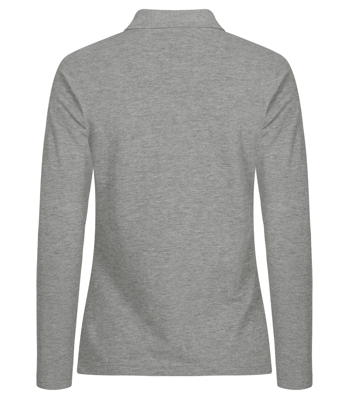 Clique Manhattan L/S – dame – Gråmelert – bakside