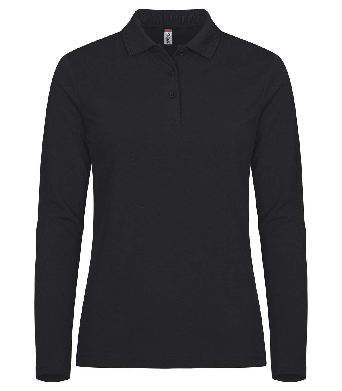 Clique Manhattan L/S – dame – Svart – forside