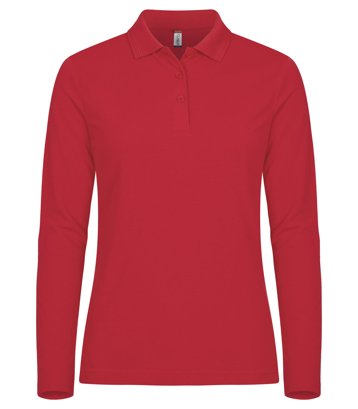 Clique Manhattan L/S – dame – Rød – forside