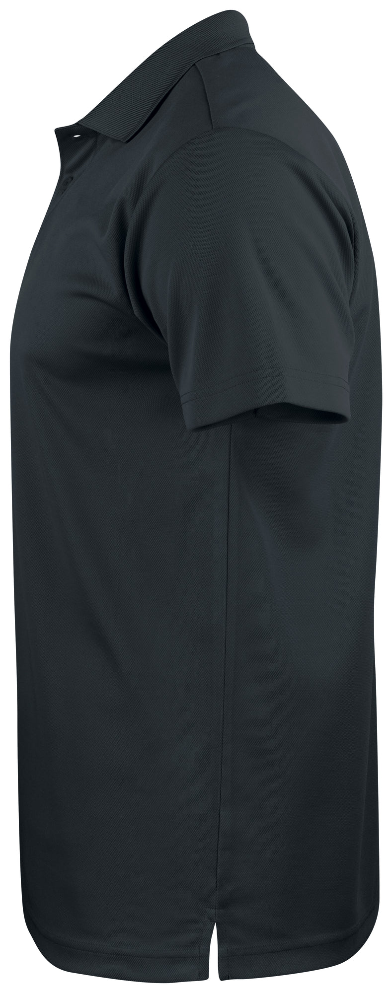 Clique Basic Active Polo – Svart – venstre side