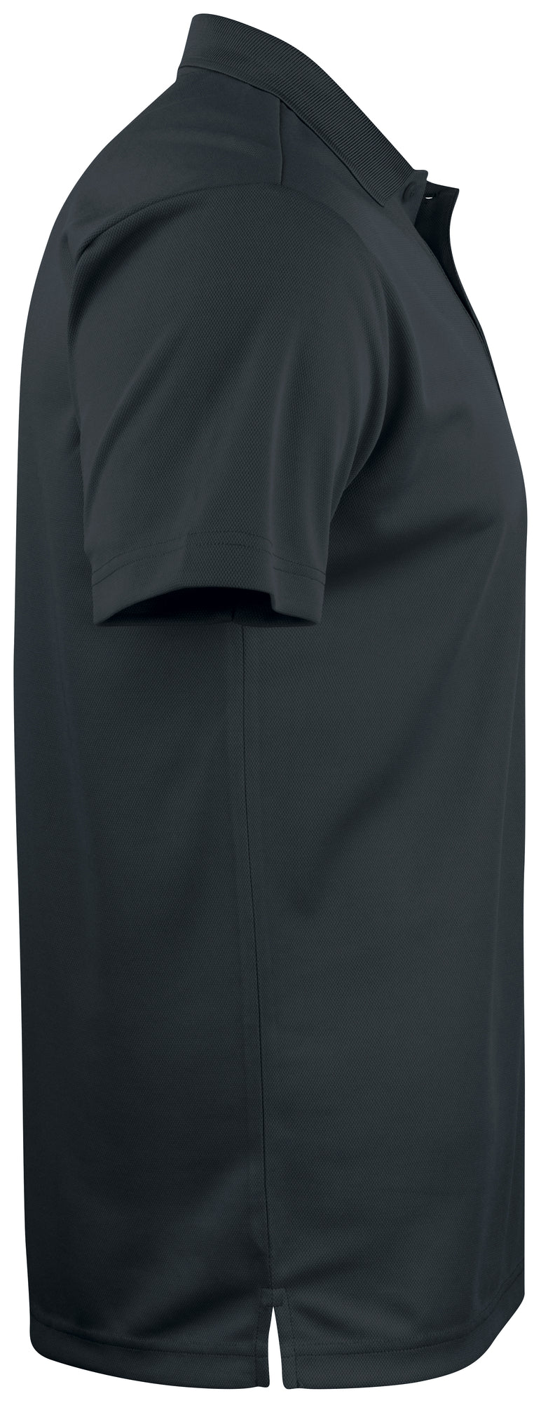 Clique Basic Active Polo – Svart – høyre side