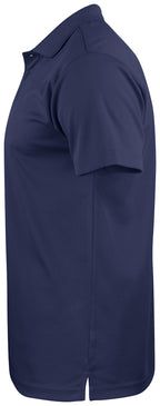 Clique Basic Active Polo – Mørk marineblå – venstre side