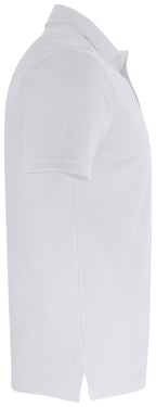 Clique Basic Polo Pocket – Hvit – høyre side