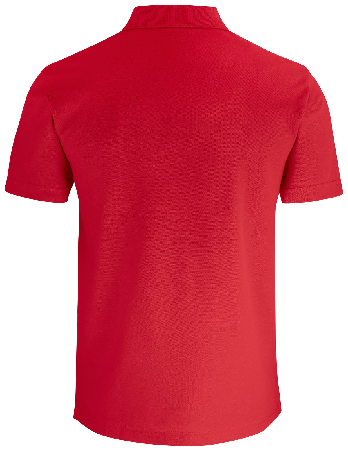 Clique Basic Polo Pocket – Rød – bakside