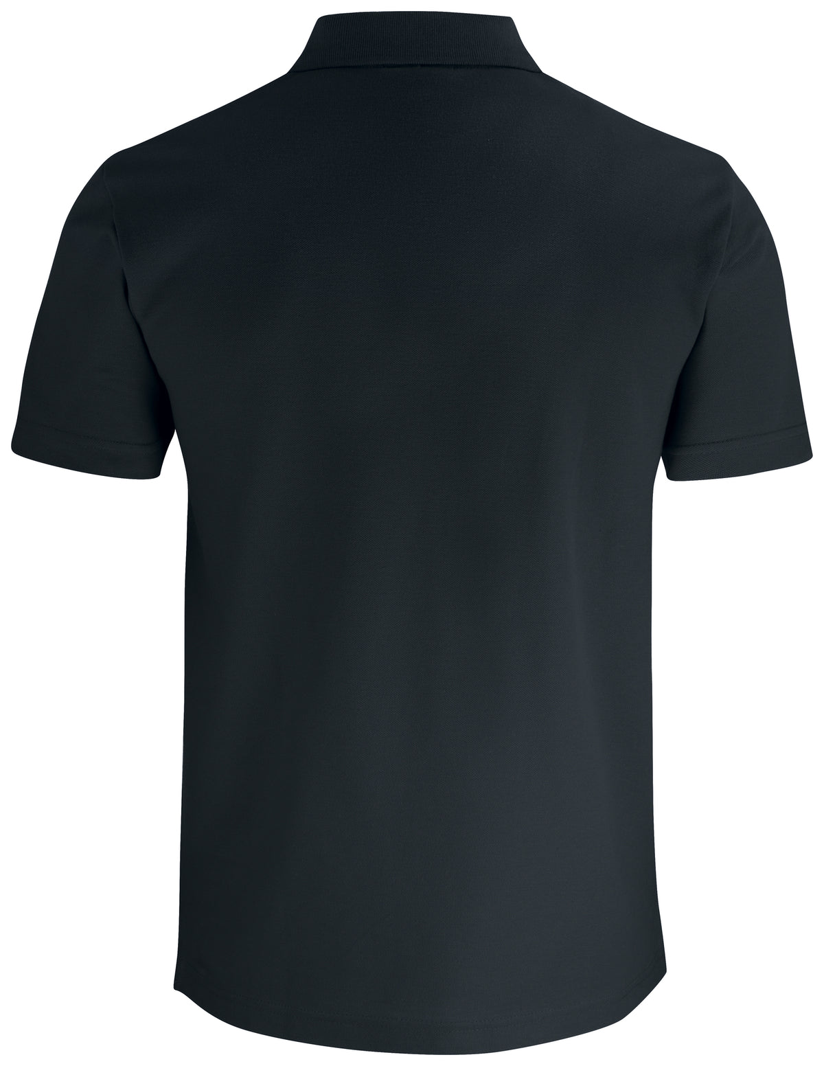 Clique Basic Polo Pocket – Svart – bakside