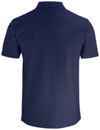 Clique Basic Polo Pocket – Mørk marineblå – bakside