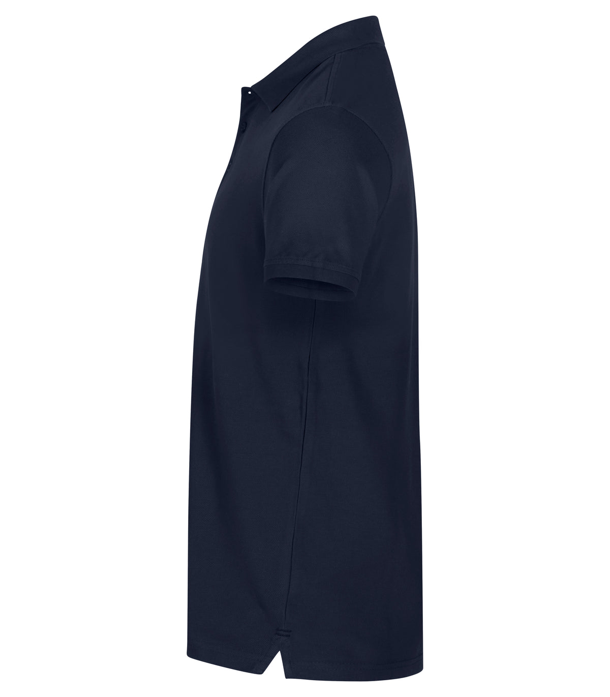 Clique Heavy Premium Polo – Mørk marineblå – venstre side