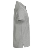 Clique Heavy Premium Polo – Gråmelert – høyre side