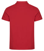 Clique Heavy Premium Polo – Rød – bakside