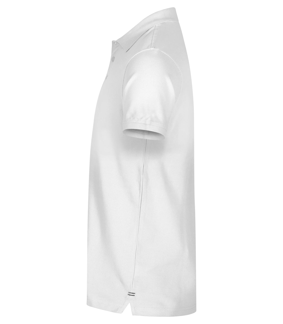 Clique Heavy Premium Polo – Hvit – venstre side