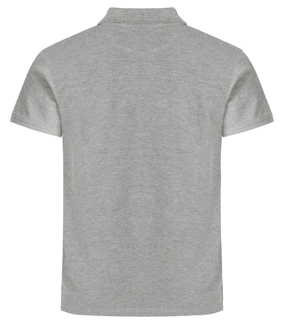 Clique Heavy Premium Polo – Gråmelert – bakside