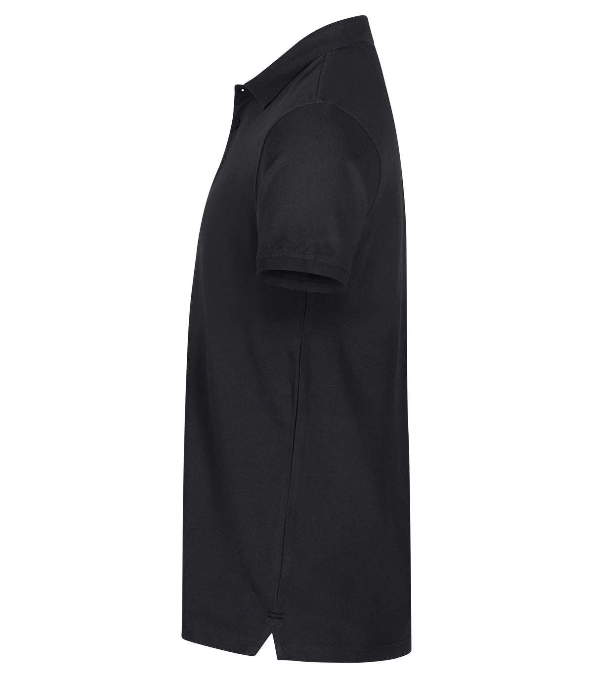 Clique Heavy Premium Polo – Svart – venstre side
