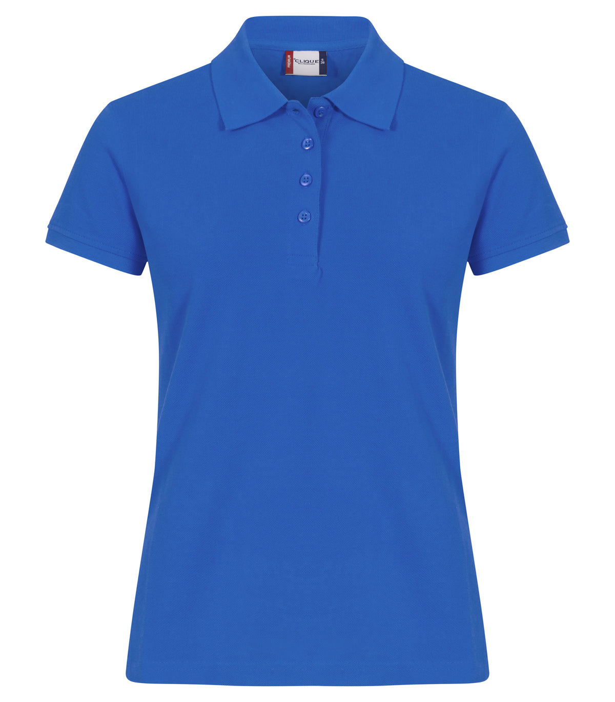 Clique Heavy Premium Polo – dame – Kongeblå – forside