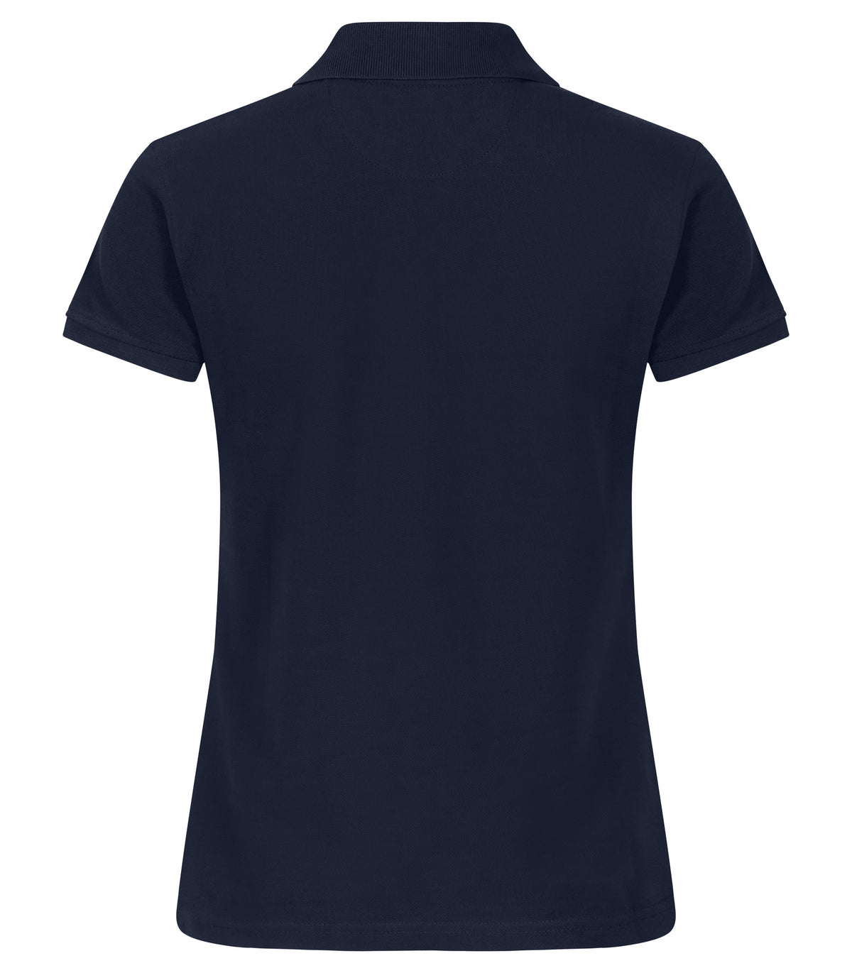 Clique Heavy Premium Polo – dame – Mørk marineblå – bakside