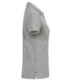 Clique Heavy Premium Polo – dame – Gråmelert – høyre side
