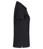 Clique Heavy Premium Polo – dame – Svart – høyre side
