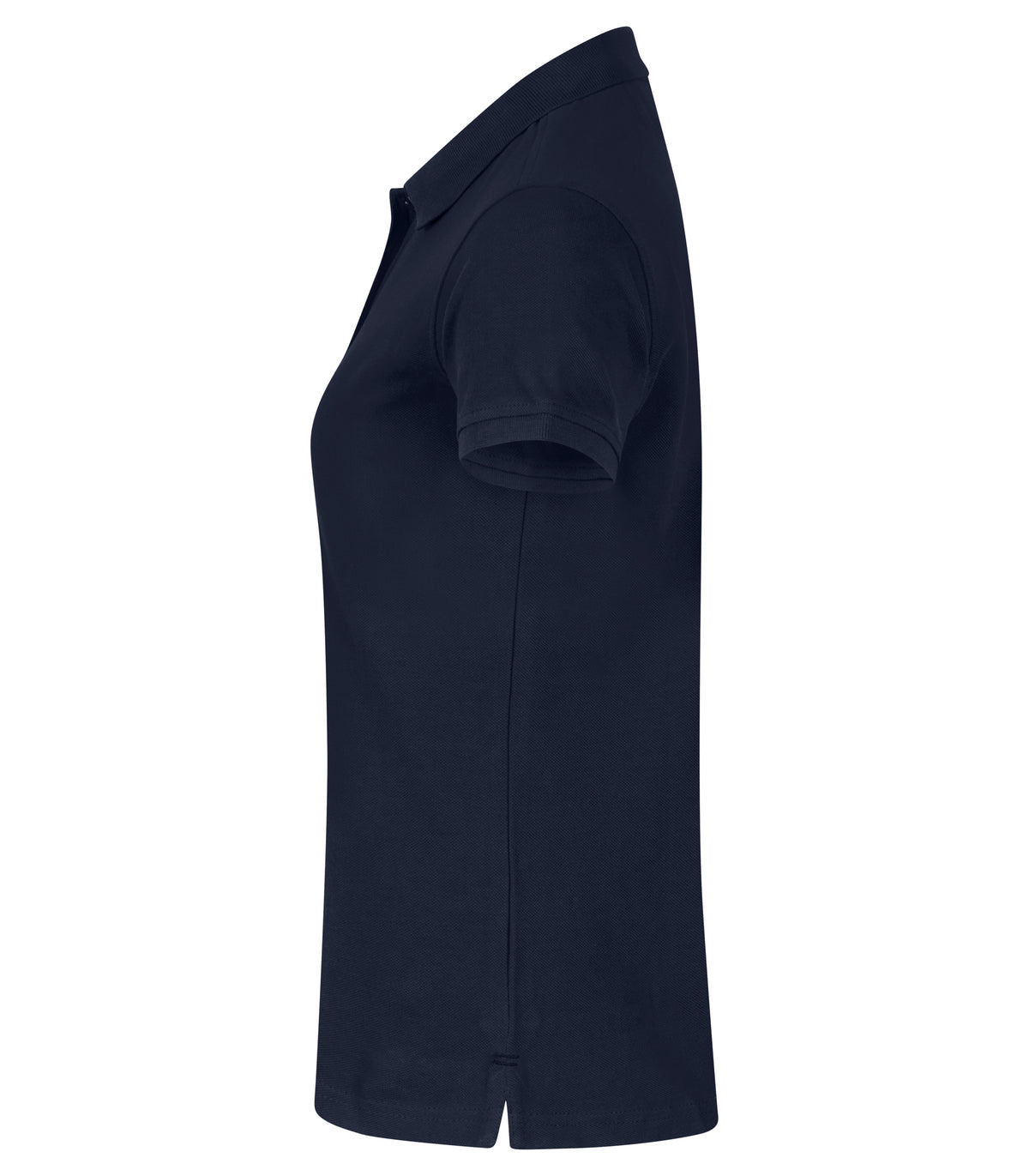 Clique Heavy Premium Polo – dame – Mørk marineblå – venstre side