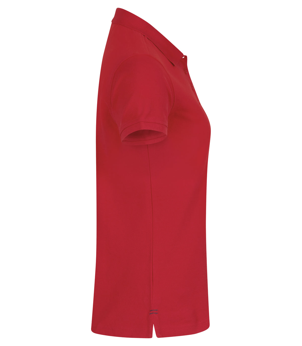 Clique Heavy Premium Polo – dame – Rød – høyre side