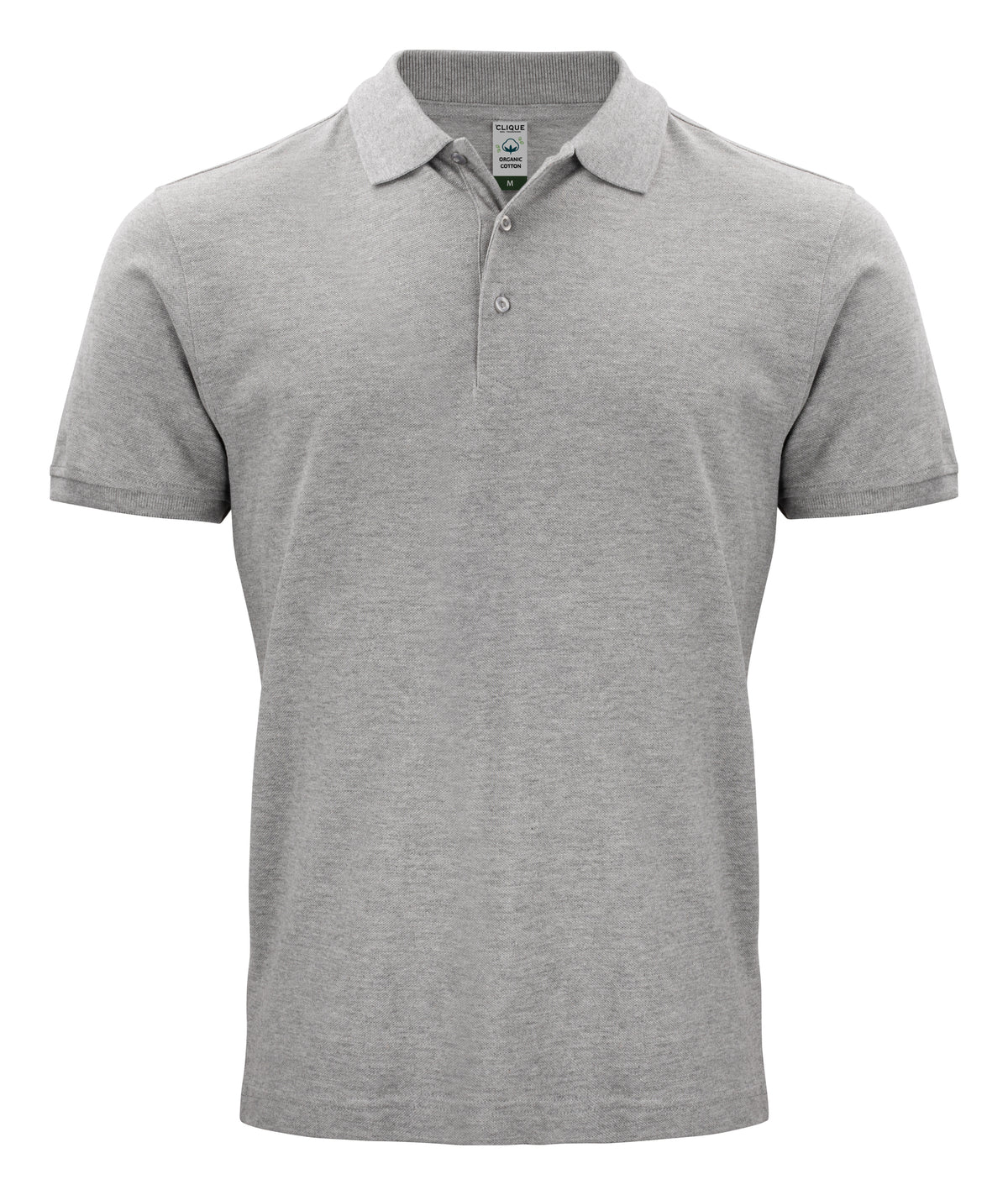 Clique Classic OC Polo – Gråmelert – forside