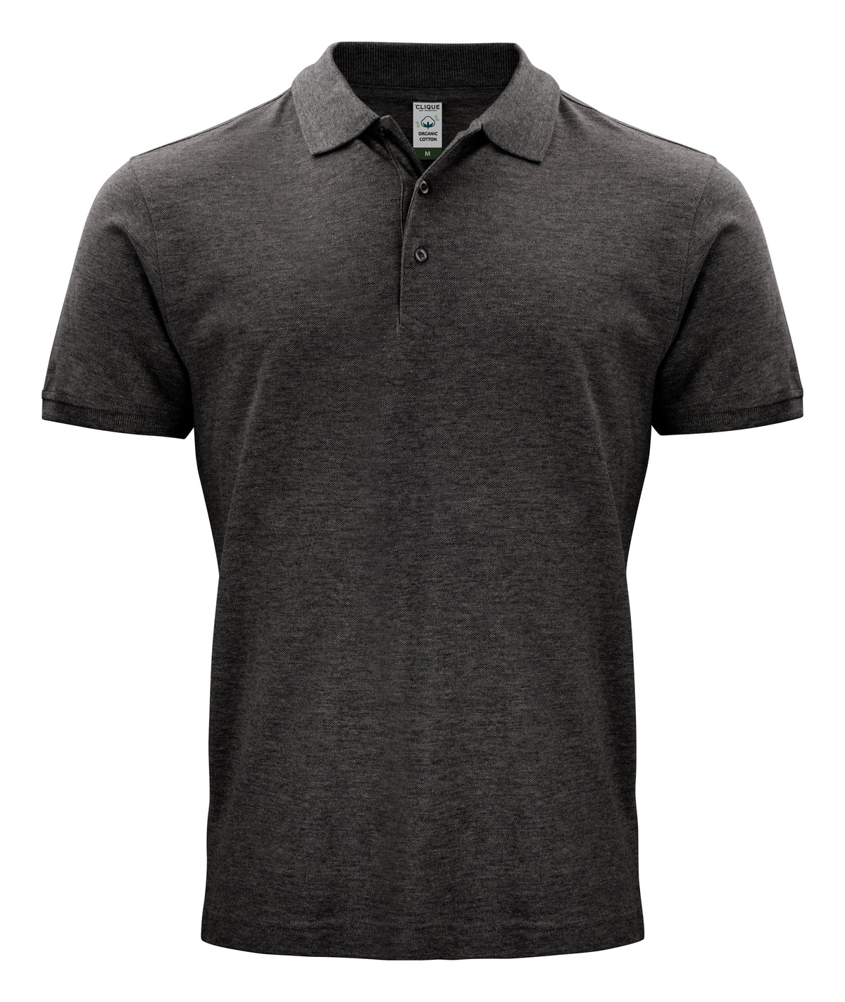 Clique Classic OC Polo – Antrasittmelert – forside