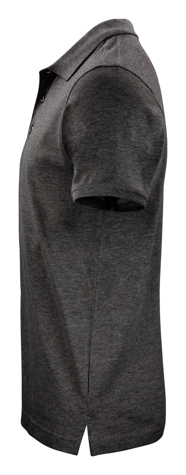 Clique Classic OC Polo – Antrasittmelert – venstre side