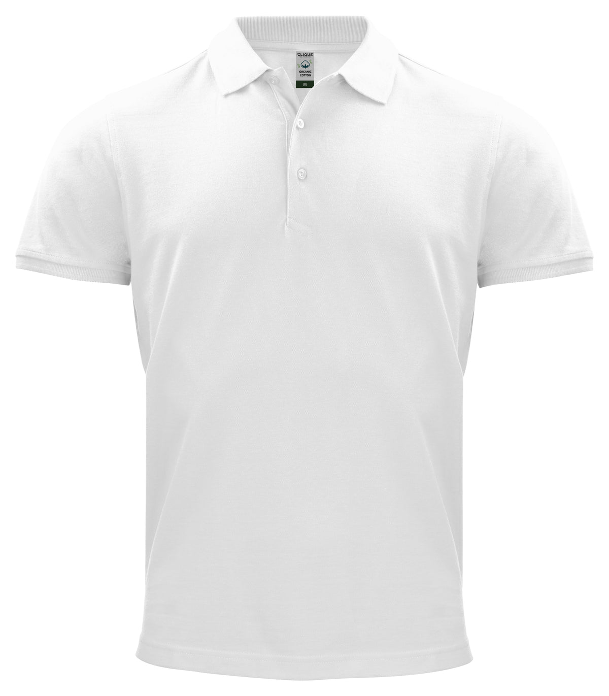 Clique Classic OC Polo – Hvit – forside