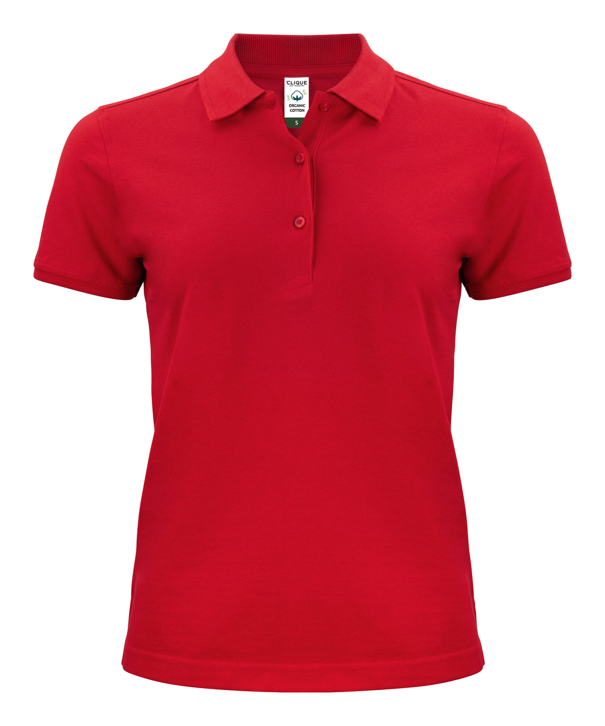 Clique Classic OC Polo – dame – Rød – forside